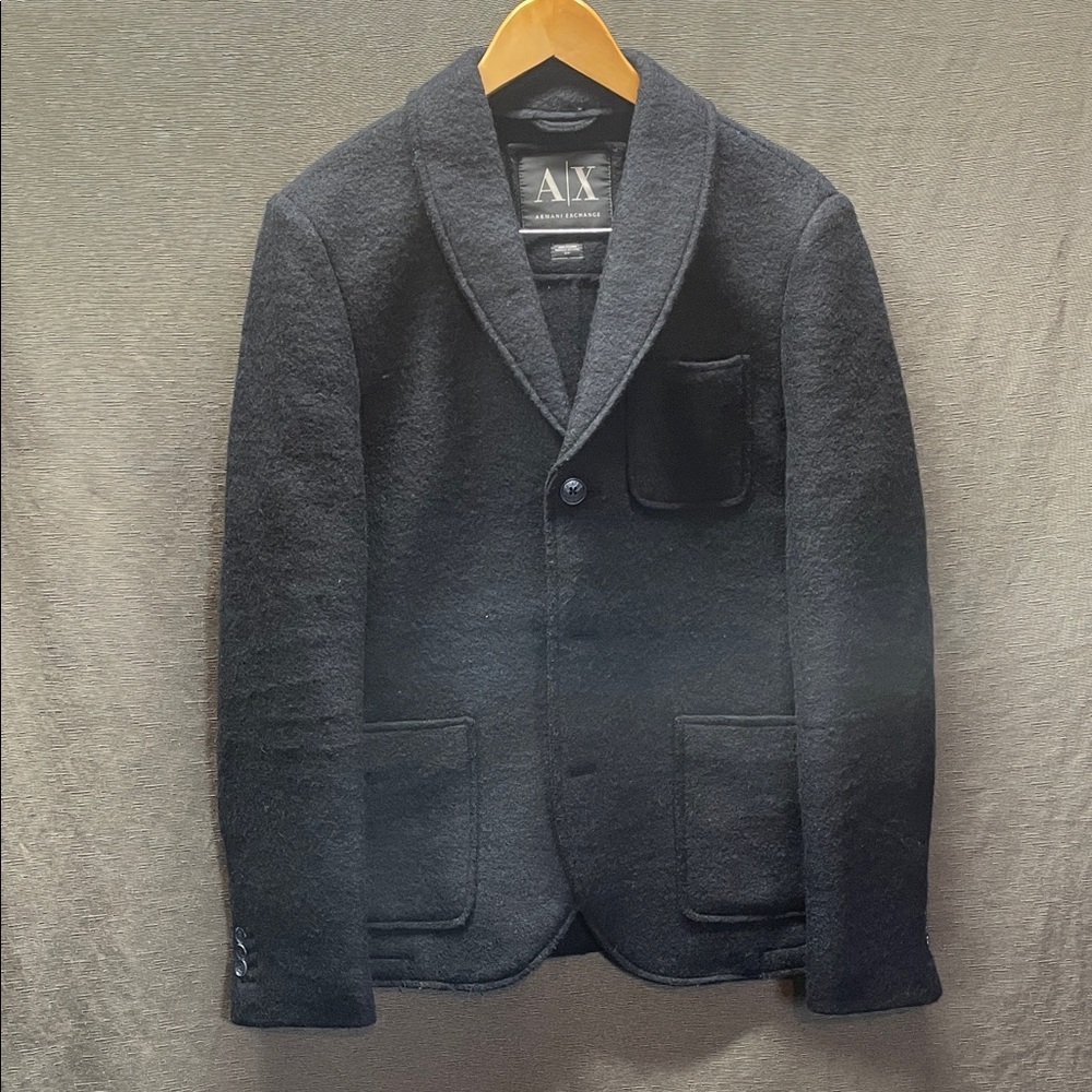 Armani Exchangeâ Dark Charcoal Blazer